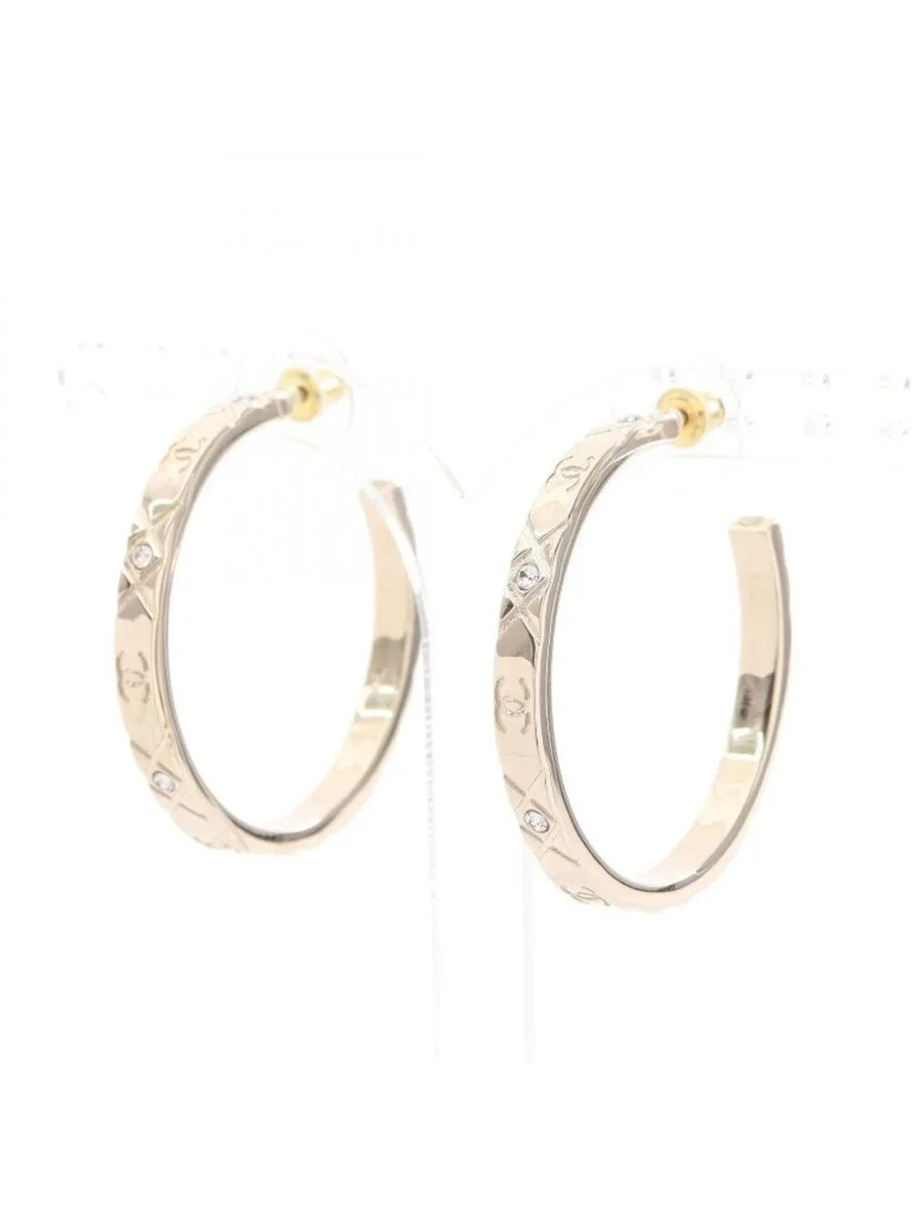 Chanel Single Earring CC Logo Hoop